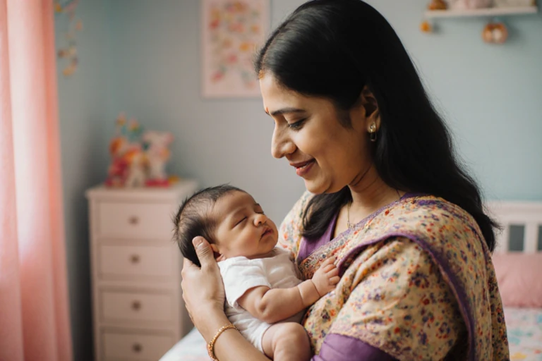 24-Hour maid service in Bangalore providing newborn baby care